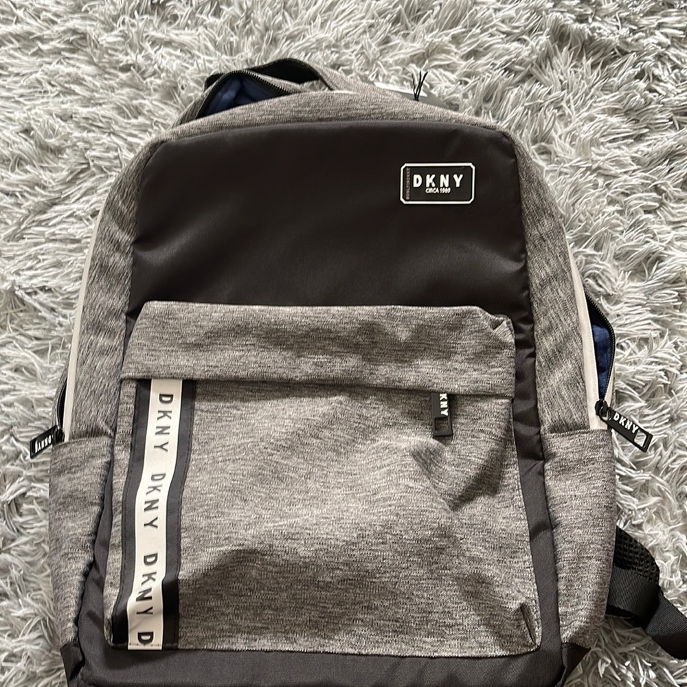 Donna Karen Signature Nylon Backpack